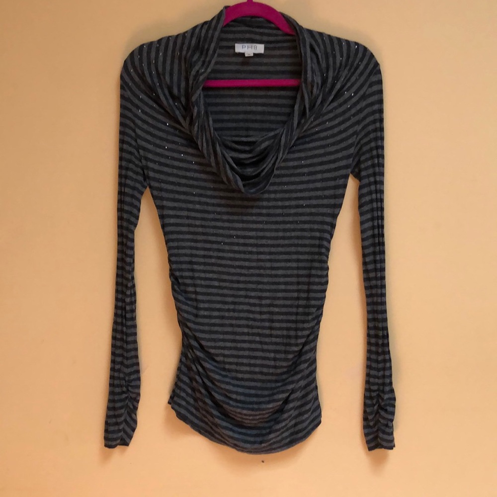 Striped lightweight Sweater w Rhinestones Sz XS